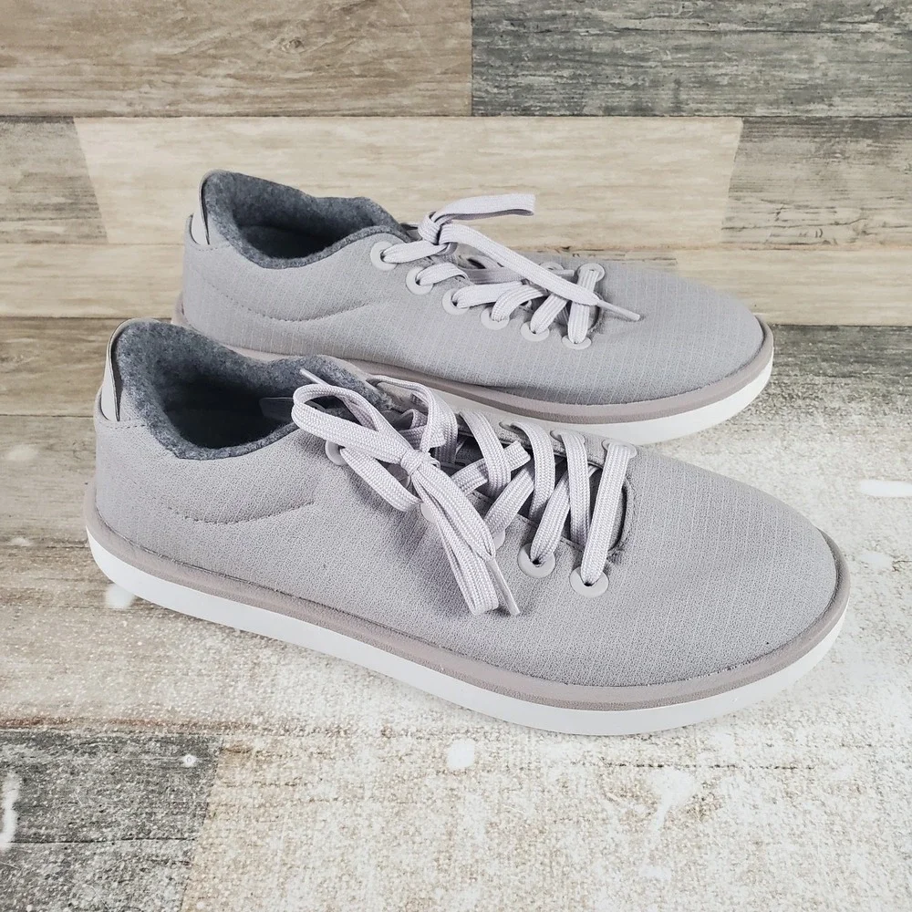 Allbirds Wool Piper Woven Mens Shoes Sz‎ 9 Pewter Gray Low Top Lace Up Sneaker